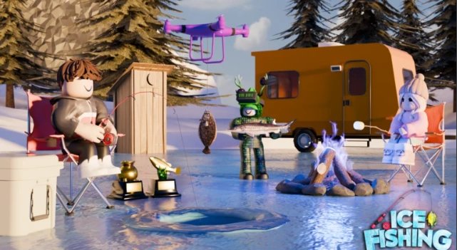 United Kigdom - ice fishing game online